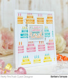 Layered Birthday Cakes Stencils (4 Pack)