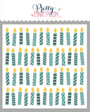 Layered Candles Stencils (3 Pack)