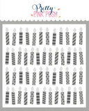 Layered Candles Stencils (3 Pack)