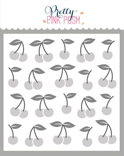 Layered Cherries Stencils (3 Pack)