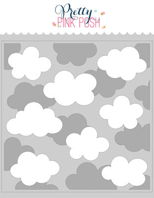 Layered Clouds Stencils (2 Pack)