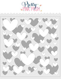 Layered Hearts Stencils (2 Pack)