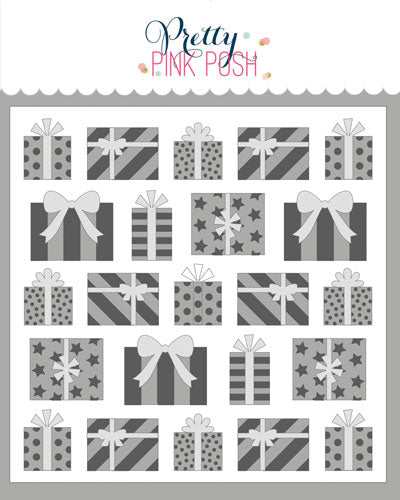 Layered Presents Stencils (3 Pack)