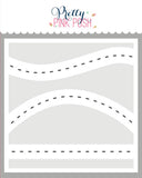 Layered Roads Stencils (3 Pack)