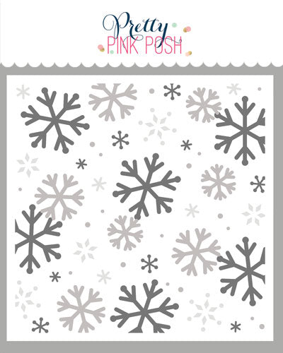 Layered Snowflakes Stencils (3 Pack)