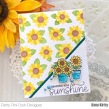 Potted Sunflowers Stamp Set