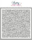 Love Background Stencil