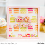 Layered Birthday Cakes Stencils (4 Pack)