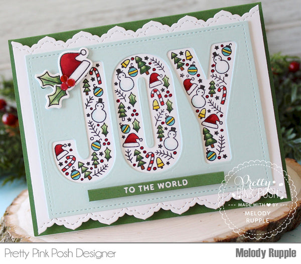 Joy Stamp Set – Pretty Pink Posh LLC