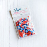 Patriotic Stars Clay Confetti