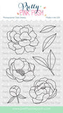 Pretty Pink Posh: Peonies stamp set