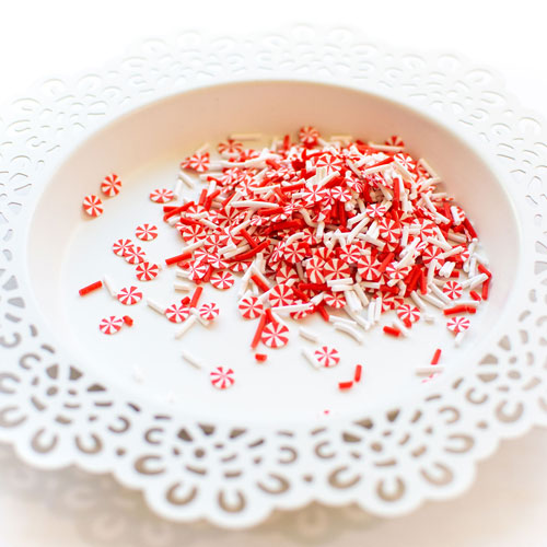 Peppermints Clay Confetti