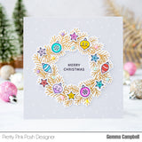 Pine Wreath Coordinating Dies