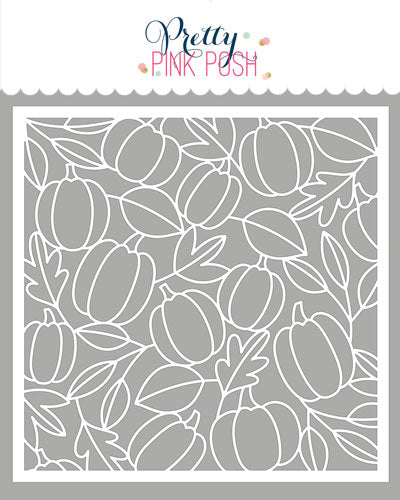 Pumpkin Background Stencil