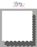 Scallop Edges Stencils (2 Pack)