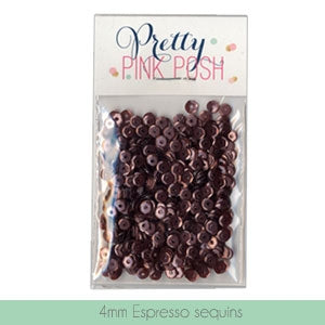 4MM Espresso Sequins