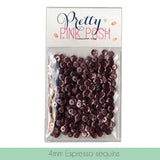 4MM Espresso Sequins