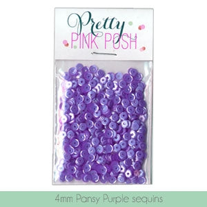 4MM Pansy Purple Sequins