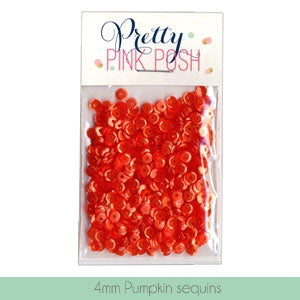 4MM Pumpkin Sequins - Cupped Sequins