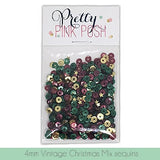 4mm Vintage Christmas Sequins Mix