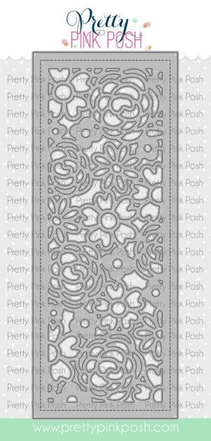 Slimline: Floral Cover Die
