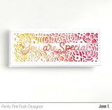 Slimline: Floral Cover Die