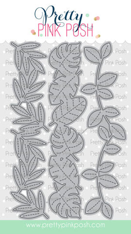 Stitched Leafy Borders Dies