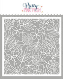 Tropical Background Stencil