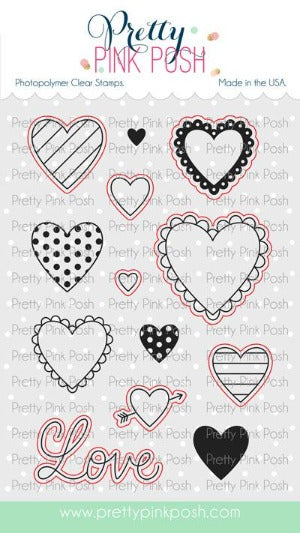  Valentines Day Heart Flowers Metal Cutting Dies