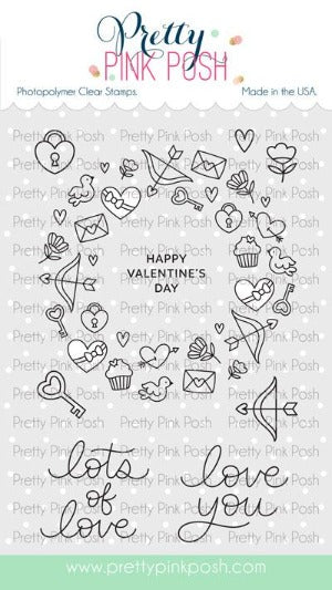 Valentine Wreath Stamp Set