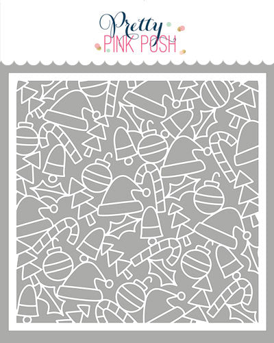 Whimsical Christmas Stencil