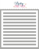 Wide Stripes Stencil