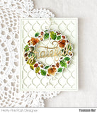Autumn Leaf Wreath Stamp Set