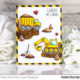 Construction Trucks Stamp Set