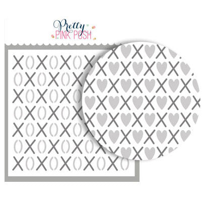 Layered XOXO Stencils (3 Pack)