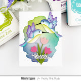 Watercolor Oval Mask Stencil