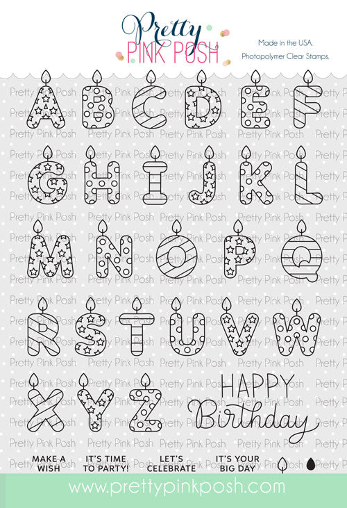 Alphabet Candles Alphabet Candles
