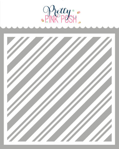 Candy Cane Stripes Stencil
