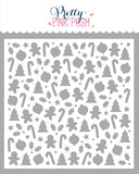 Christmas Shapes Stencil