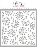 Dandelion Background Stencil