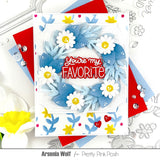 Layered Blooming Vines Stencils (2 Pack)
