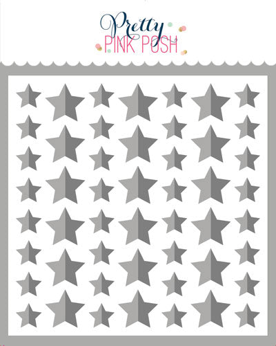 Half Stars Stencils (2 Pack)