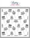 Halloween Cake Pops Stencils (3 Pack)