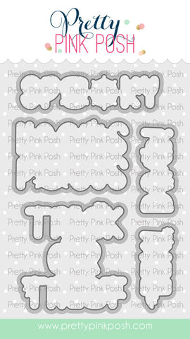Halloween Word Scenes Coordinating Dies