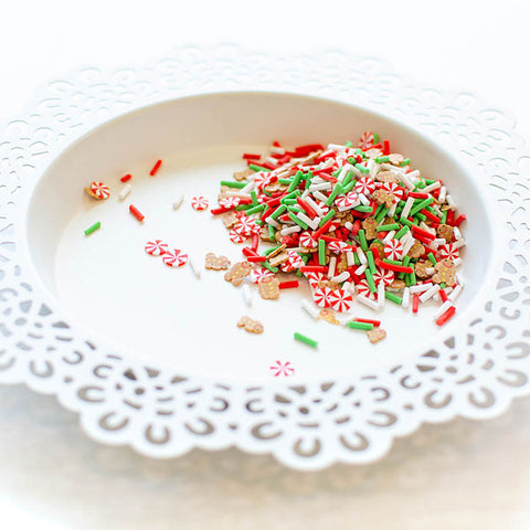 Holiday Gingerbread Clay Confetti