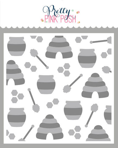 Layered Bee Additions Stencils (2 Pack)