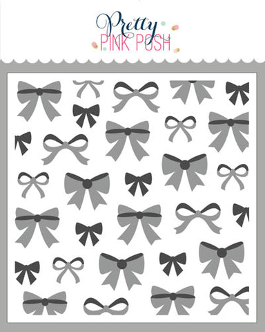 Layered Bows Stencils (2 Pack)