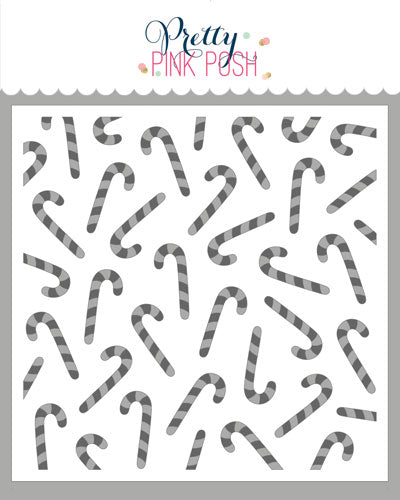 Layered Candy Canes Stencils (2 Pack)
