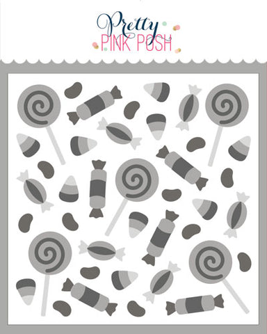Layered Candy Treats Stencils (4 Pack)