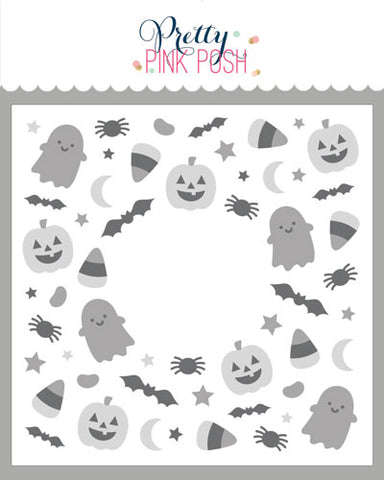 Layered Halloween Wreath Stencils (3 Pack)